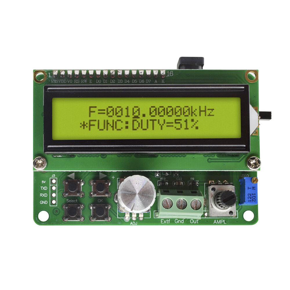 Generator Signal Module Sine/Triangle/Square Wave TTL Output DDS Function FY3012