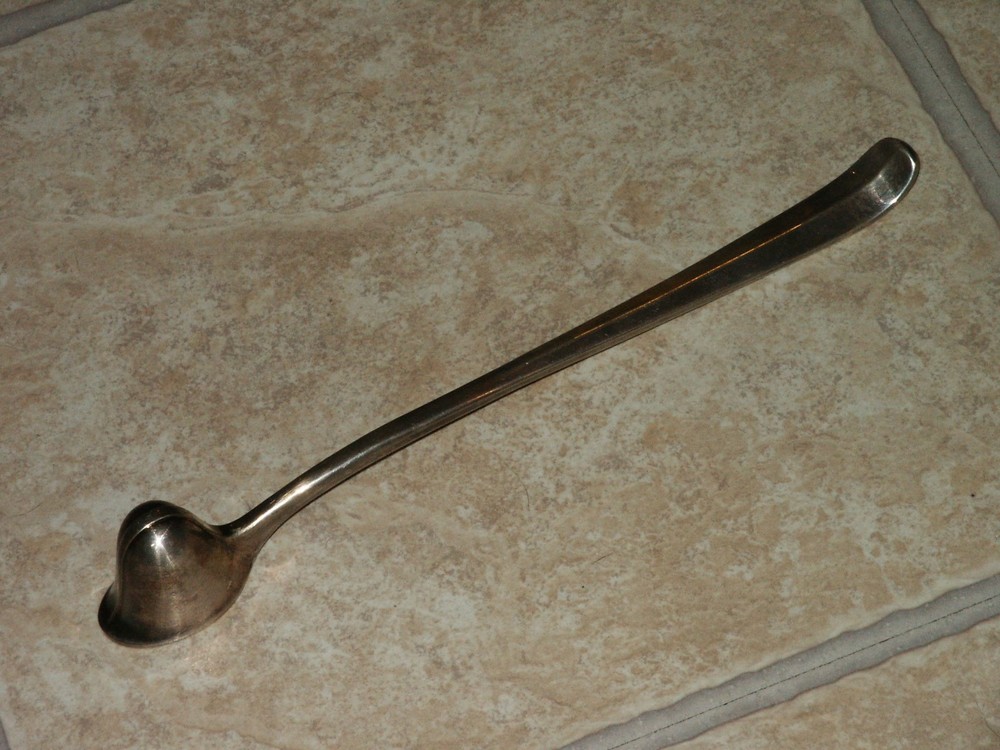 S G England Vintage Georgian Silver plate silverplate Candle Snuffer 10" Long