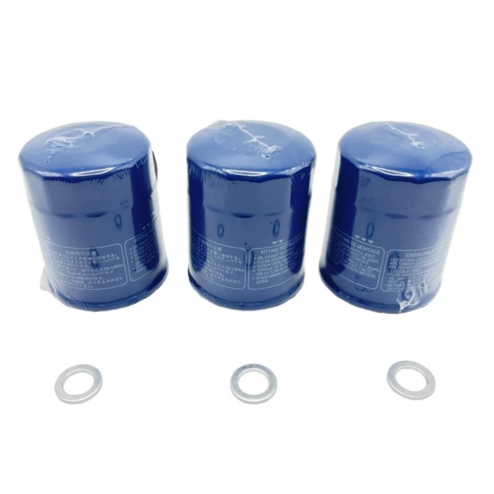 Oem For Honda 15400-PLM-A02 Oil Filter 3 Pk Filters, 3 Washers