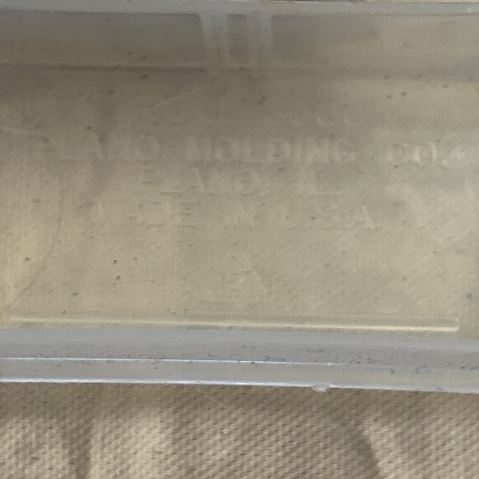 Plano Clear Tackle Box 3500 With Lures Weights Plastic Worms LOT Fishing Fish