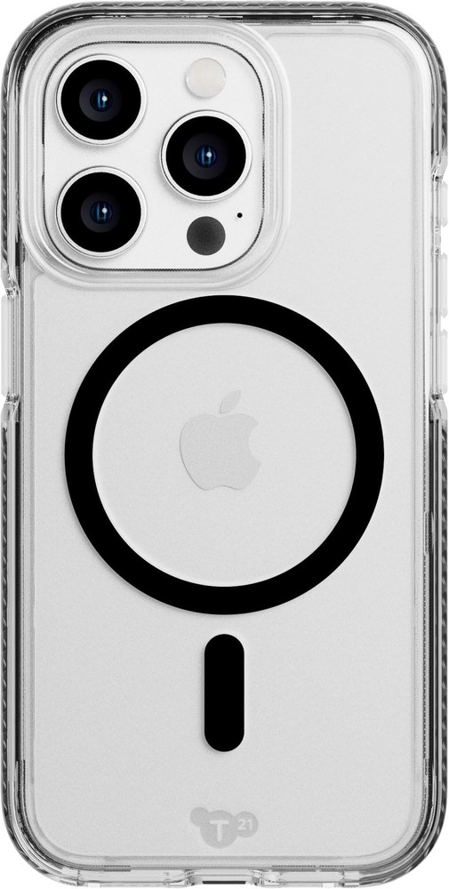 Tech21 Evo Crystal Case for iPhone 15 Pro - MagSafe Compatible - 16ft Drop Prot