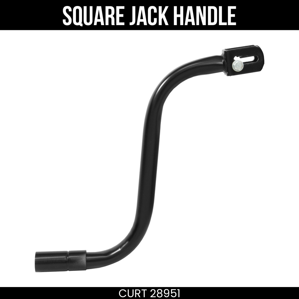 CURT Replacement Direct-Weld Square Jack Handle for #28512 28951