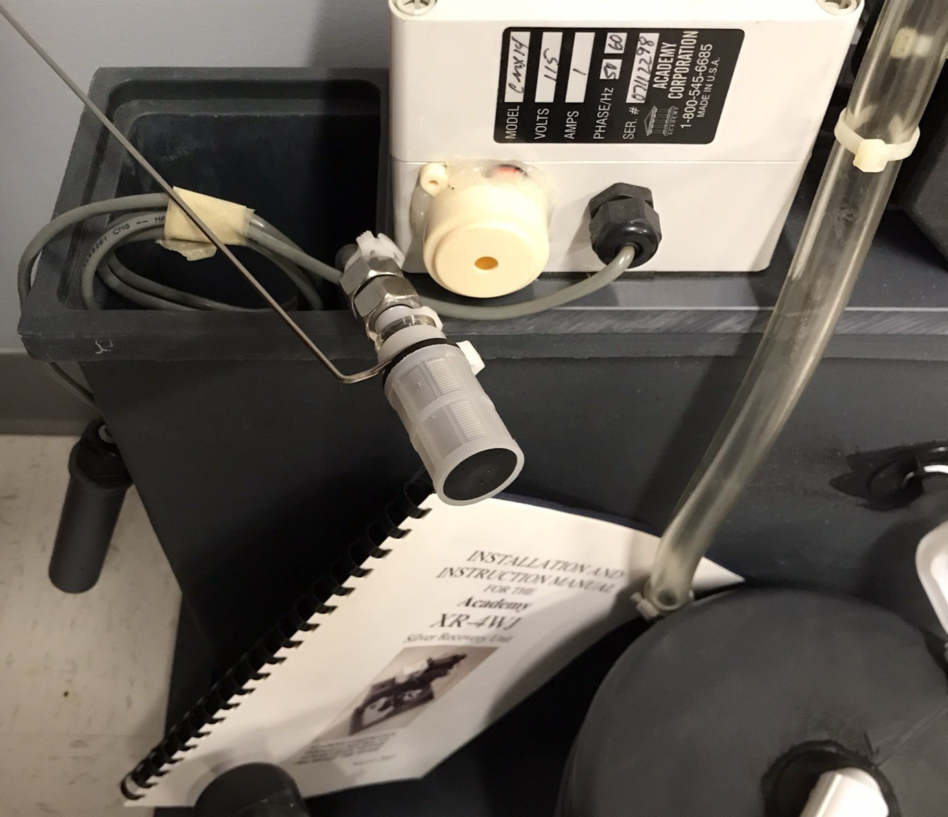 Academy XR-4WJ Silver Recovery Unit Photo Lab Chemical Noritsu Fuji