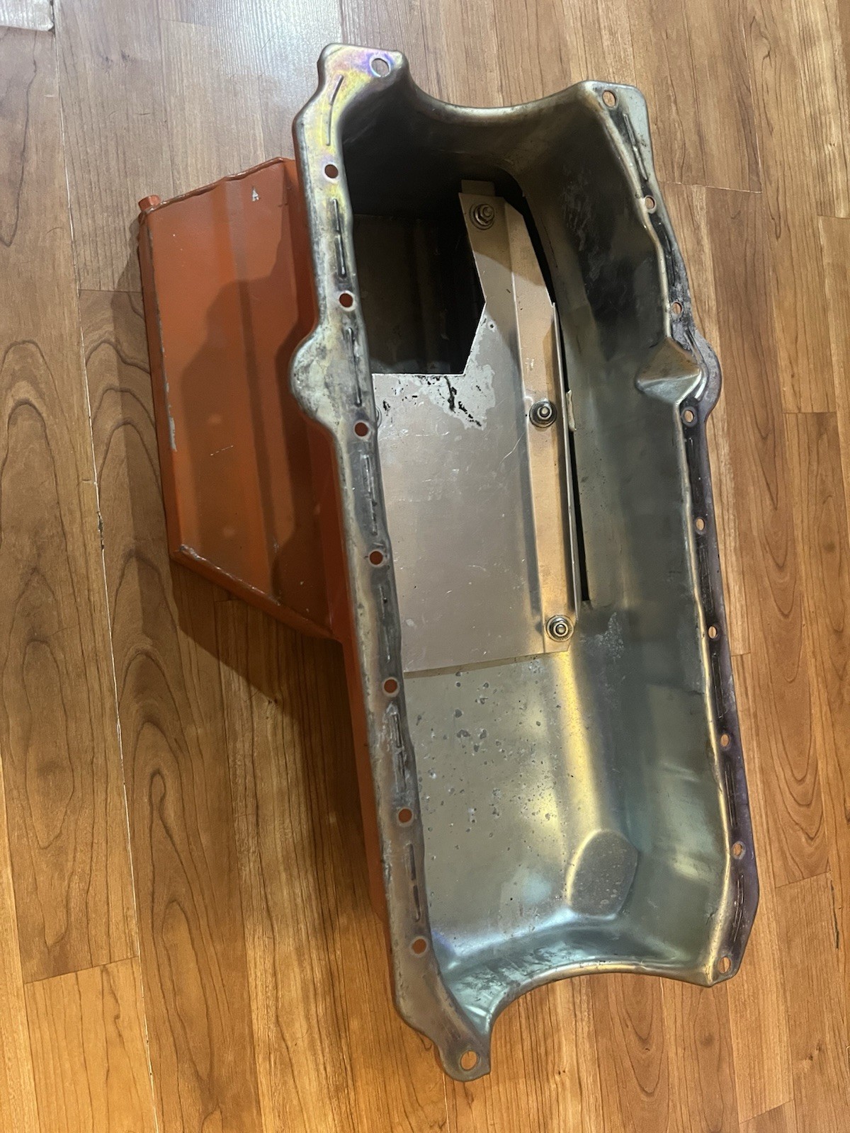 Small Block Chevy Circle Track Oil Pan Very Nice!