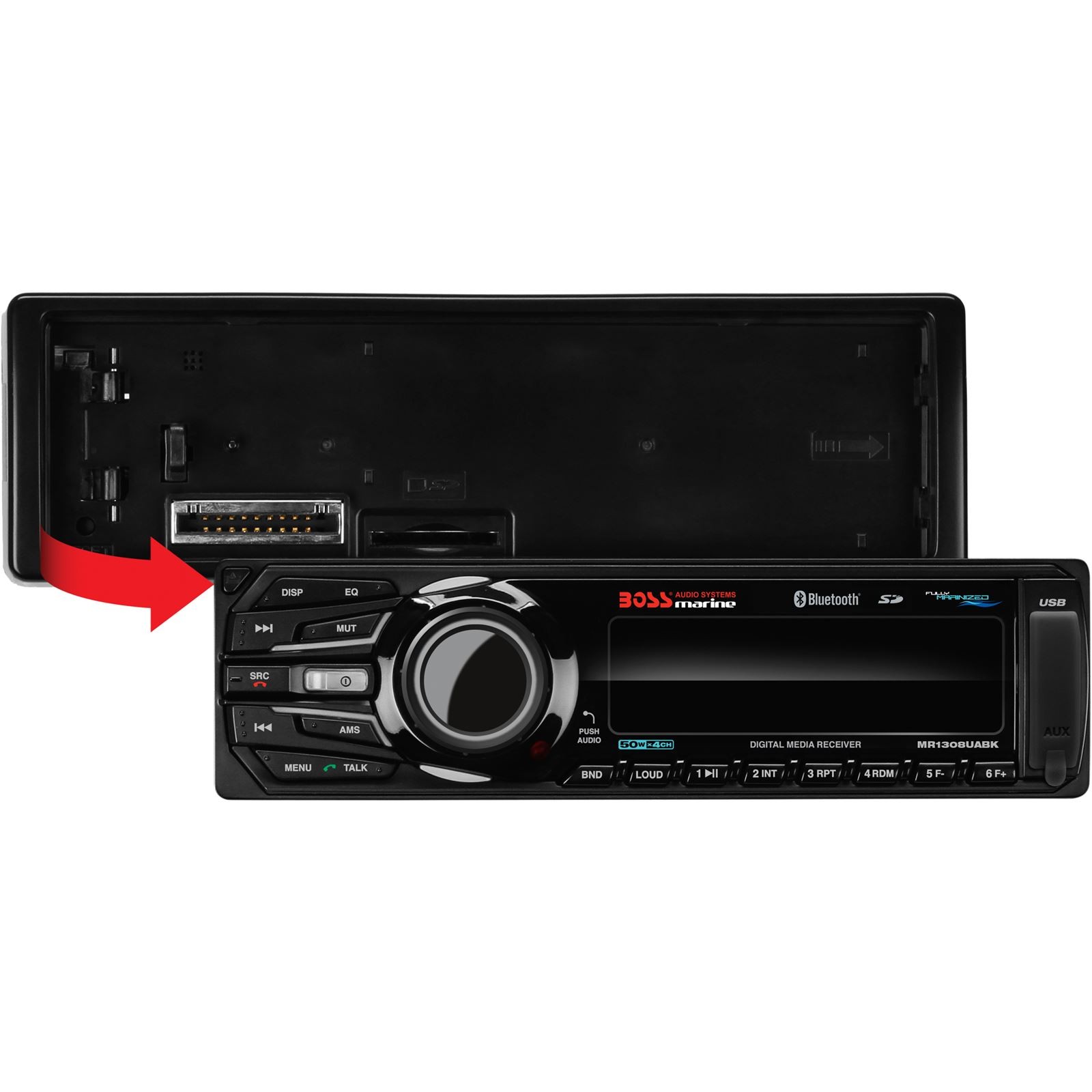 Boss Audio Multimedia AM/FM Receiver MR1308UABK