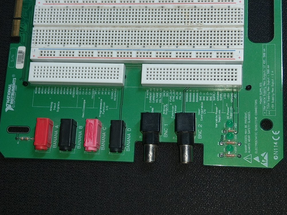 NATIONAL INSTRUMENTS PROTOTYPING BOARD ASSY188429C-01 NI ELVIS