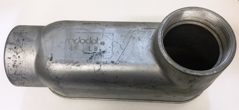 RED DOT, CONDUIT BODY, PART NO. BLB-10