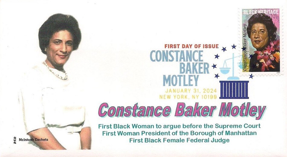 Constance Motley- 2024- Digital Color Cancel-  FDC - McIntosh Cachets