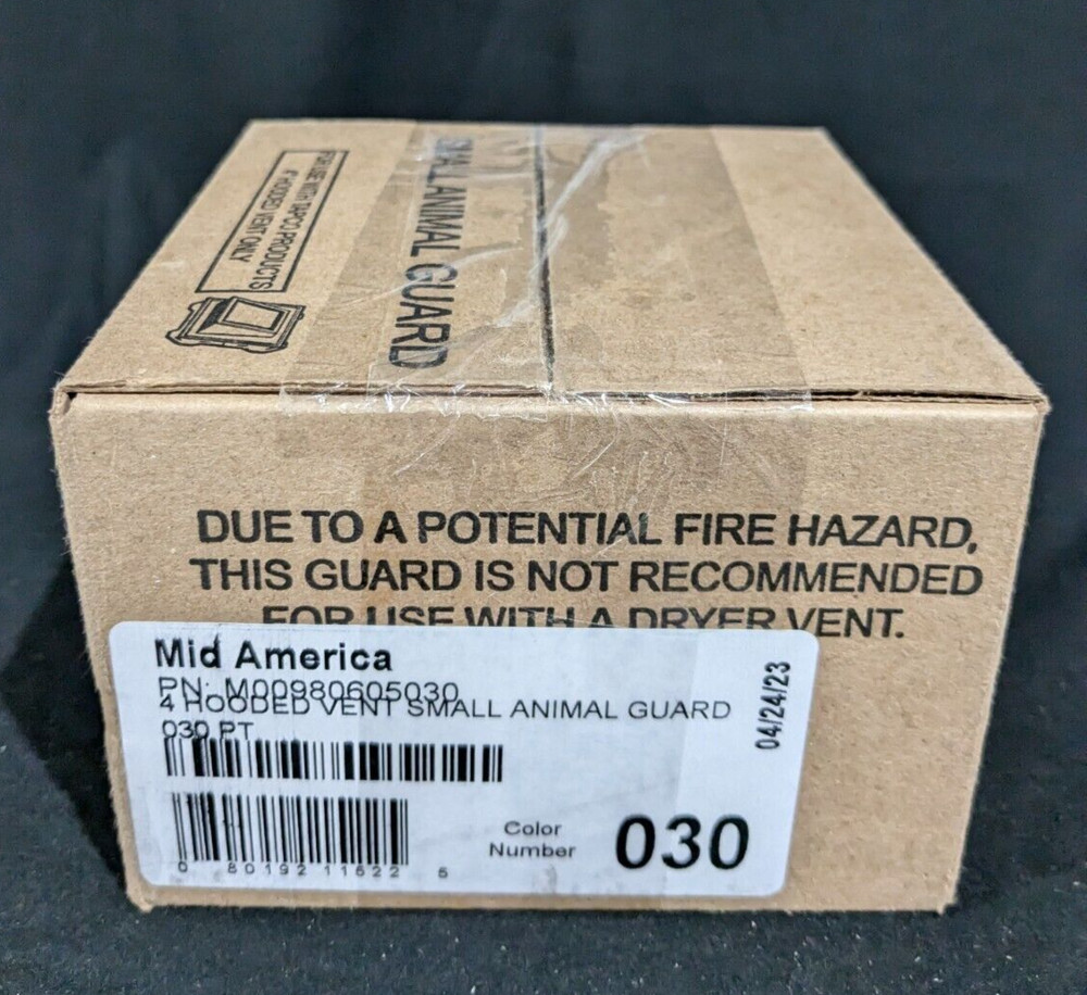 Small Animal Guard - Paintable - 4" Tapco Hooded Vent Insert