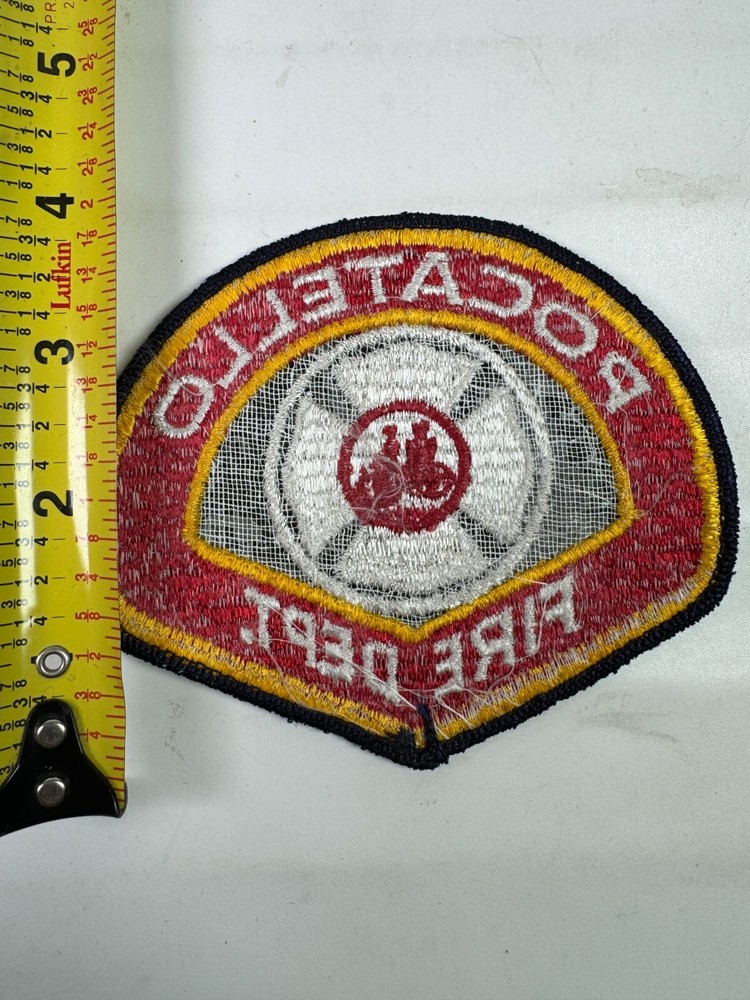 Pocatello Fire Idaho ID Patch Q8