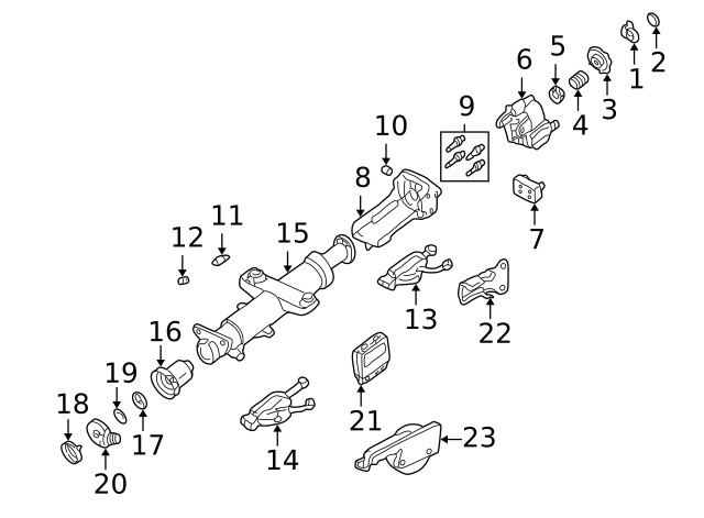 Genuine GM Housing Support Bolt 26003095