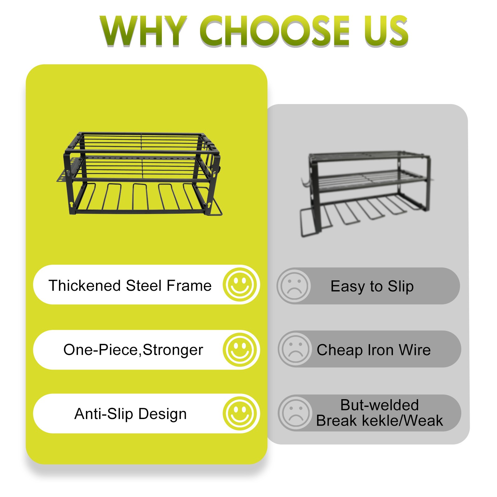 Power Tool Organizer Wall Mounted Power Tool Rack for Cordless Drill Storage