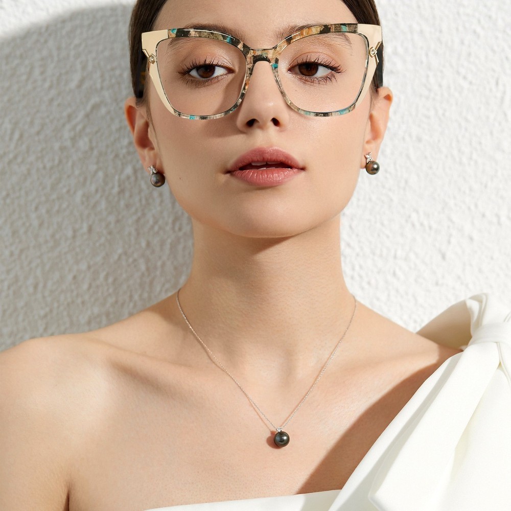 Blue Light Blocking round Glasses – TR90 , Spring Hinges