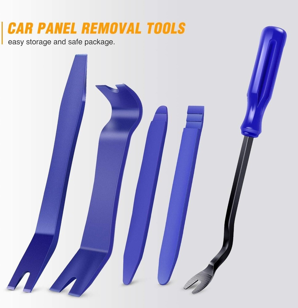 Car Trim Removal Tool Kit Set Door Panel Fastener Auto Dashboard Plastic Tools
