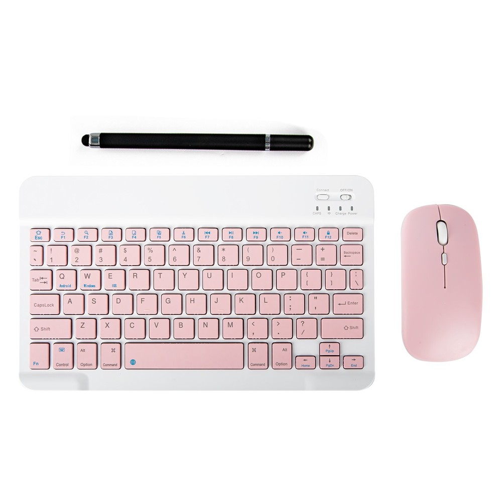 Wireless Bluetooth Keyboard Mouse Touch pen Portable for PC/Laptop/iPad/Tablet