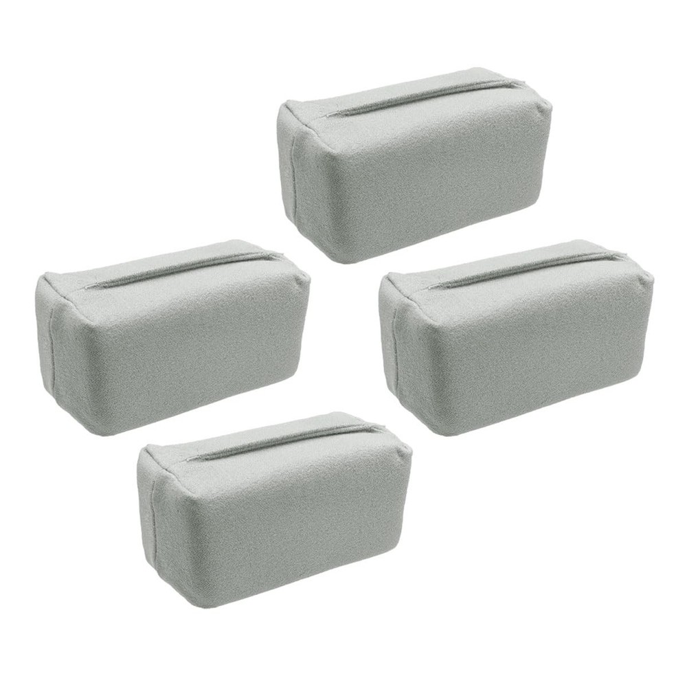 Suede Microfiber Applicator Pad Ceramic Coating Sponge 4PCS Gray Detailing