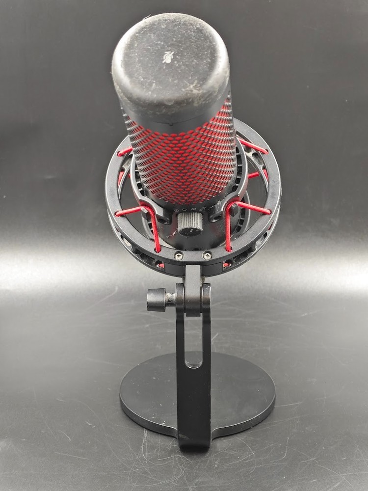 HyperX QuadCast Microphone Black/Red Used Working