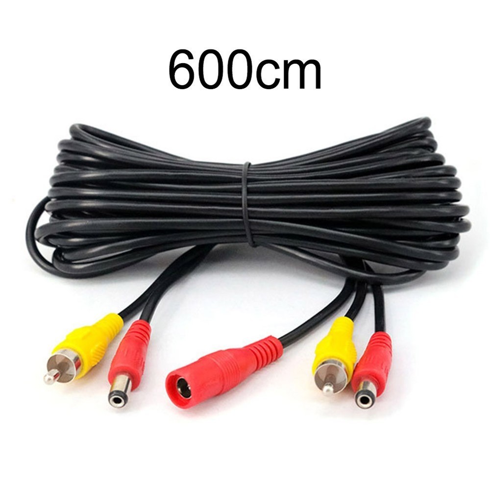 Conveniently Install Your For Backup Camera with a 600CM For RCA Cable