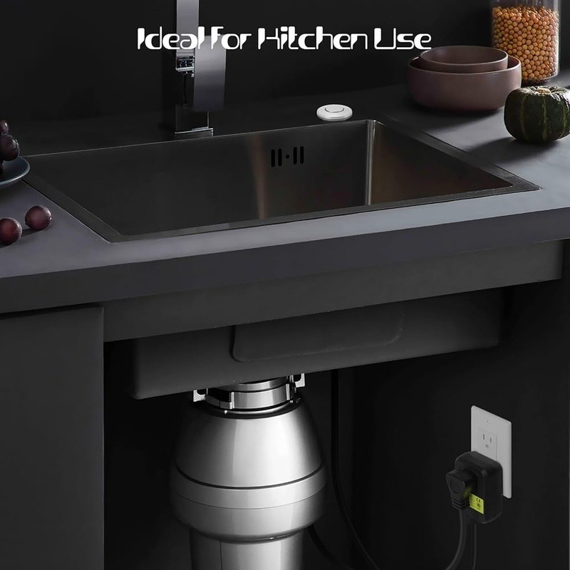Air Switch Kit Ultra Thin Design UL Certified Easy Installation Garbage Disposal