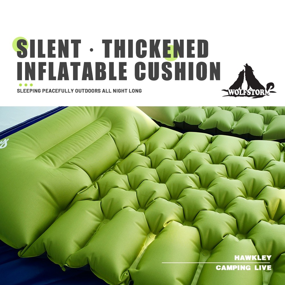 Sleeping Pad Self-Inflating Sleeping Mats for Camping Comfortable Peacock Green