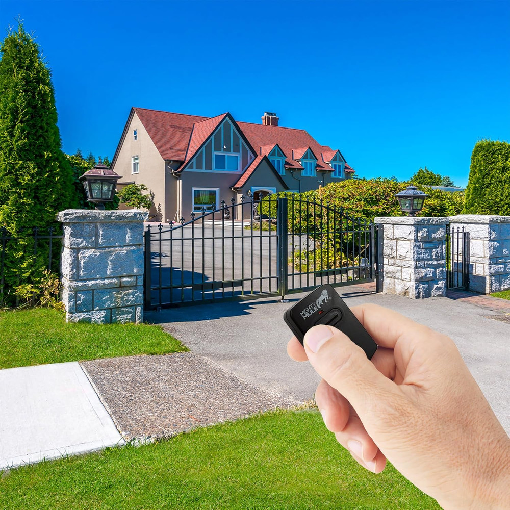 Single Button Gate Opener Remote (FM135) , Black