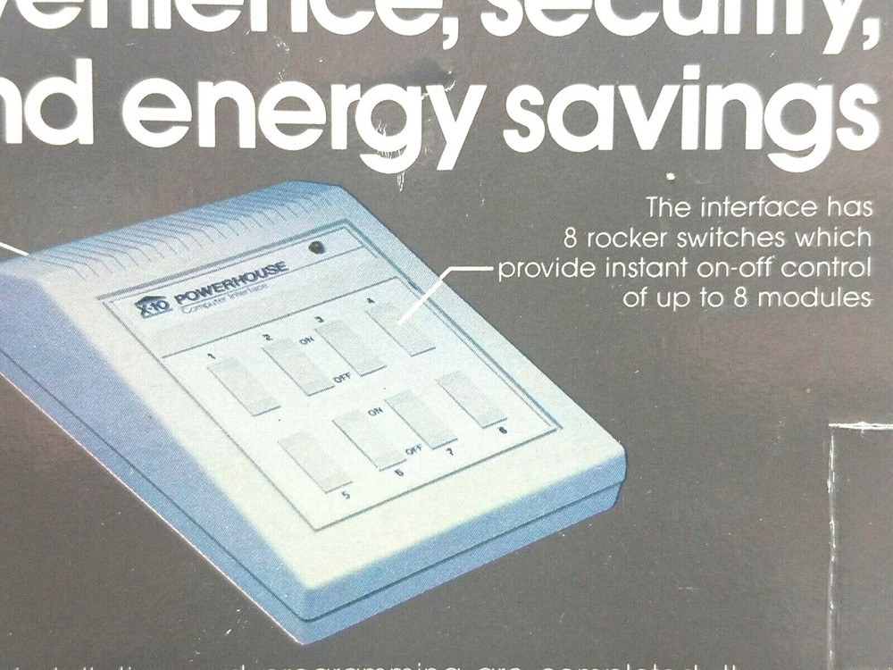 X-10 Powerhouse Computer Interface Model: CP290 ~RS-232 Compatible ~NIB