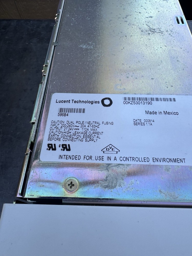 TYCO/LUCENT 596B4 Rectifier PWPQAUNAAC