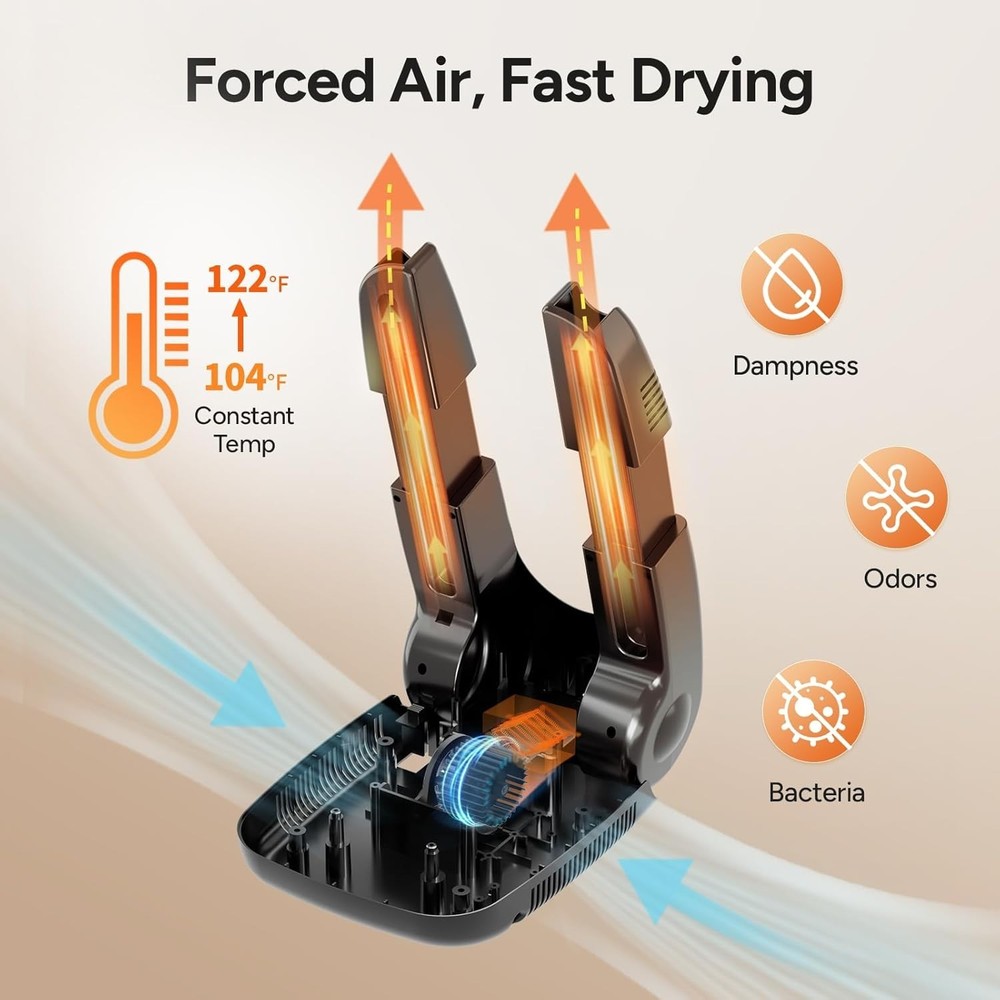 Dr. Prepare Boot Dryer & Warmer - Quick Drying Shoe and Glove Solution