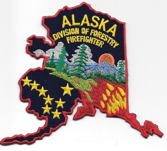 ALASKA DEVISION FOR FORESRTY FIREFIGHTERS AKFD STATE SHAPE