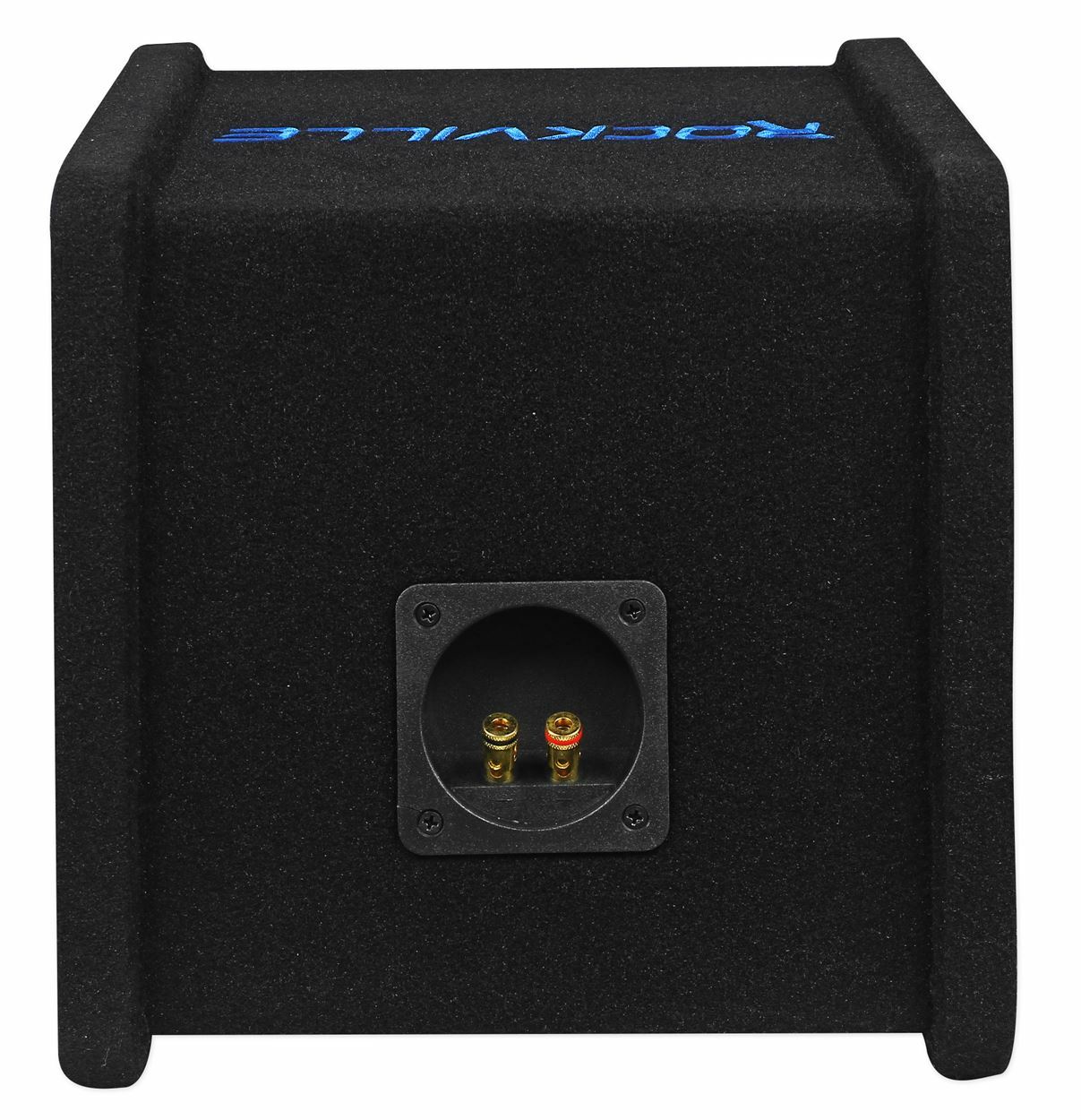 Rockville RV8.1A 400w 8" Loaded Car Subwoofer Enclosure+Mono Amplifier+Amp Kit