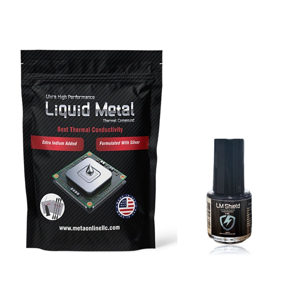 5 Gr Liquid metal thermal paste 130WmK + Liquid Metal Shield Circuit Protector