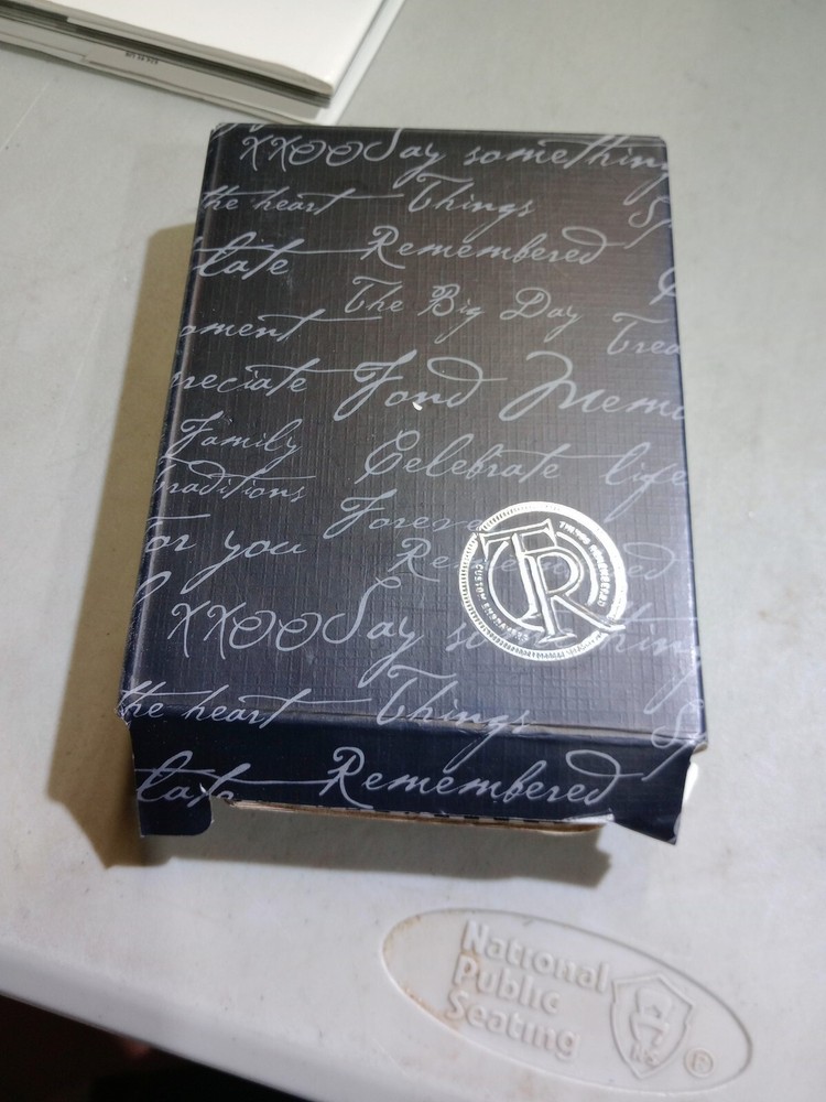 New Things Remembered Digital Clock Desk Set Engraveable NIB $30