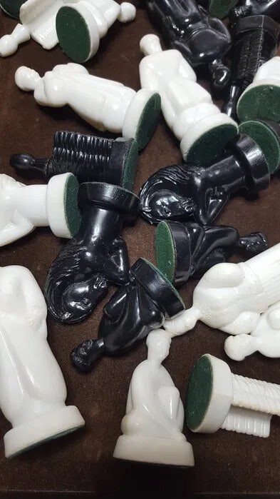 Ukrainian style Vintage Chess Set Soviet USSR
