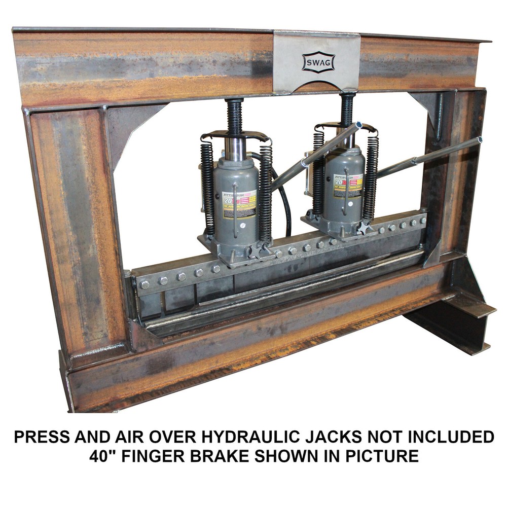 40" Press Brake DIY Builder Kit Builder Kit With Adjustable Back Stop