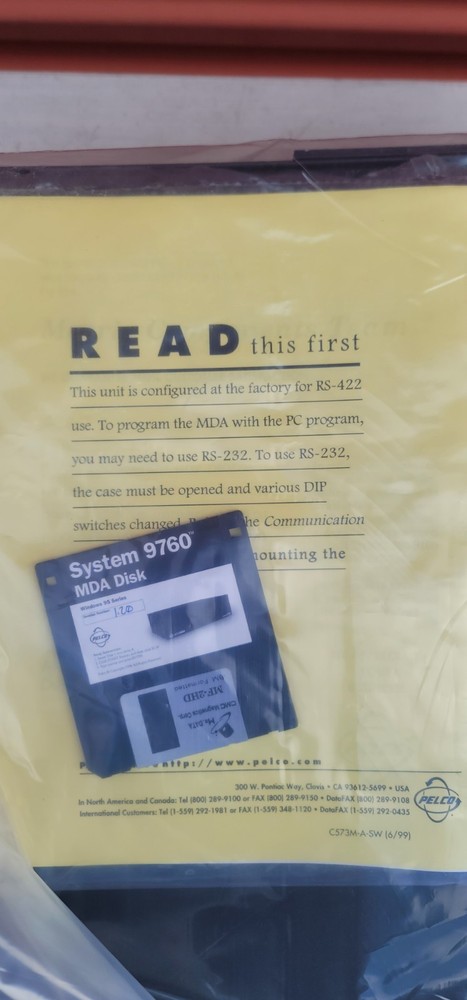 Pelco CM9760-MDA Master Distribution Amplifier