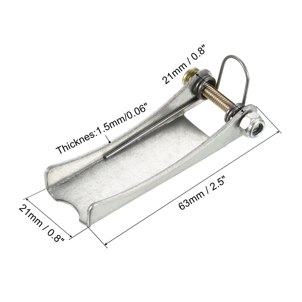 0.8 x 0.8 inch Hooks Latch 2.5 Inch Length Replacement Hooks Latch