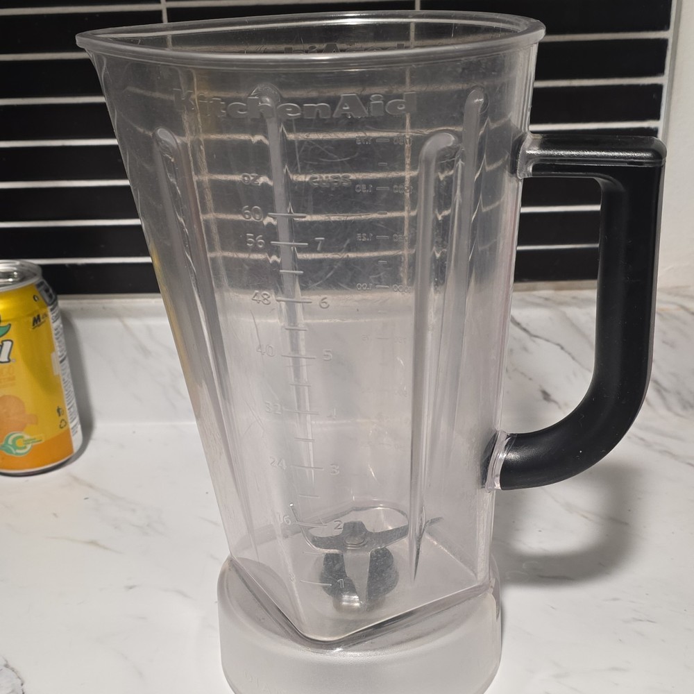 KitchenAid Blender Jar 1.75L Clear Plastic with Blade Assembly & Handle
