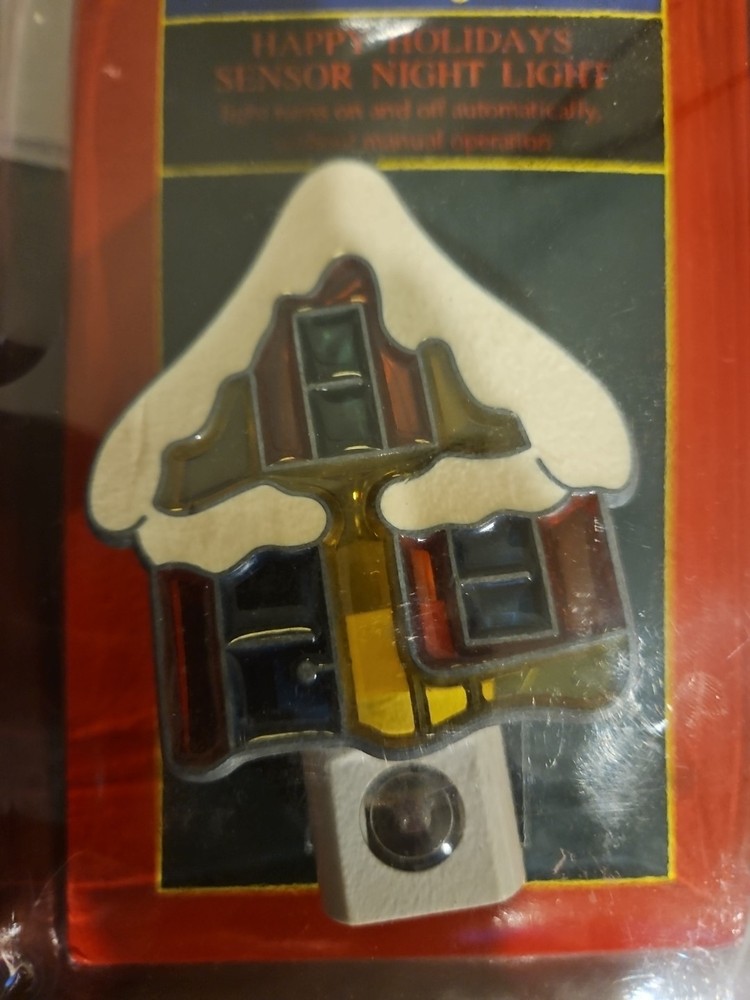 Happy Holidays Sensor Night Light