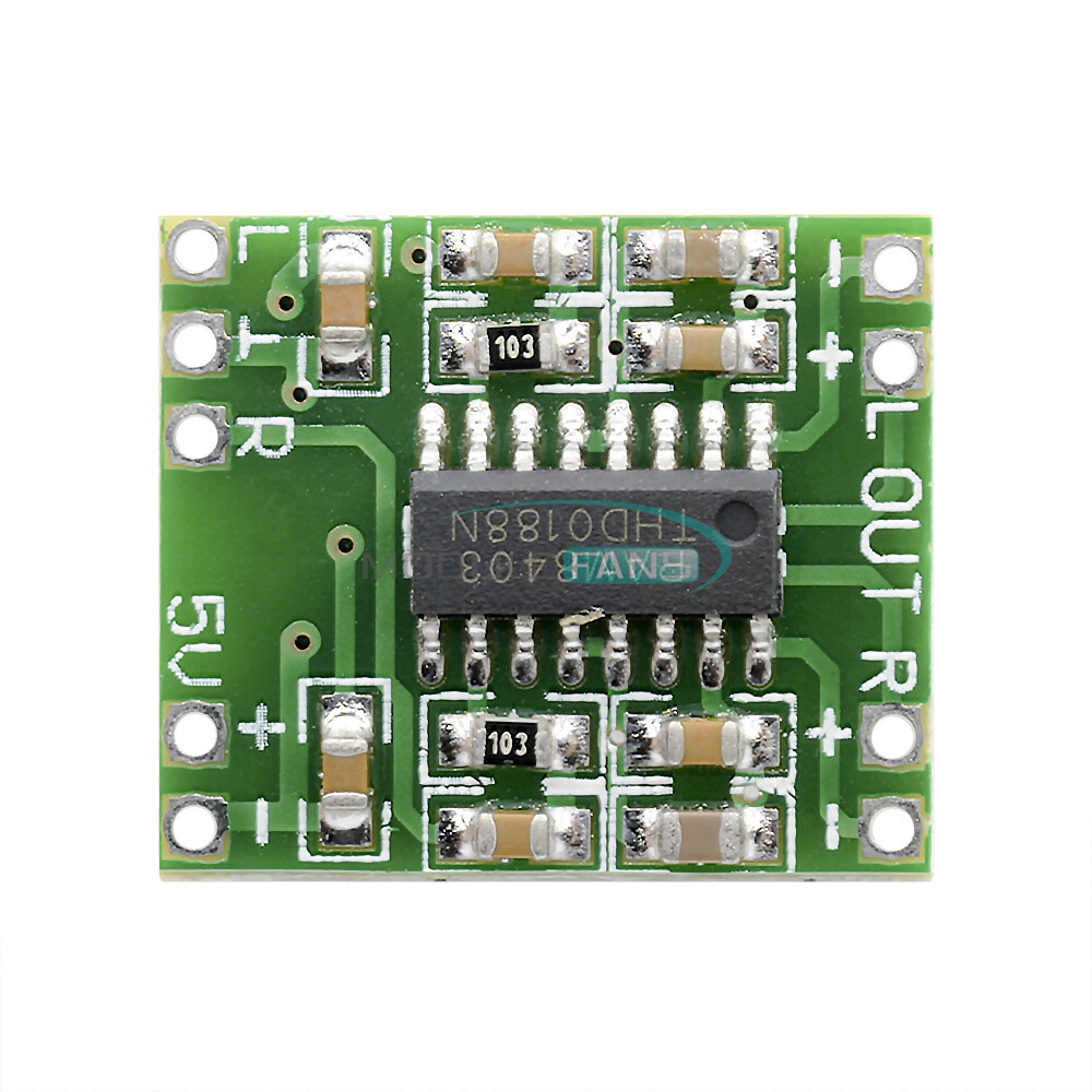 5PCS Digital Amplifier Board Class D 2*3W USB Power Mini PAM8403 Audio Module