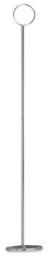 Browne 12" Chrome-Plated Menu and Card Holder