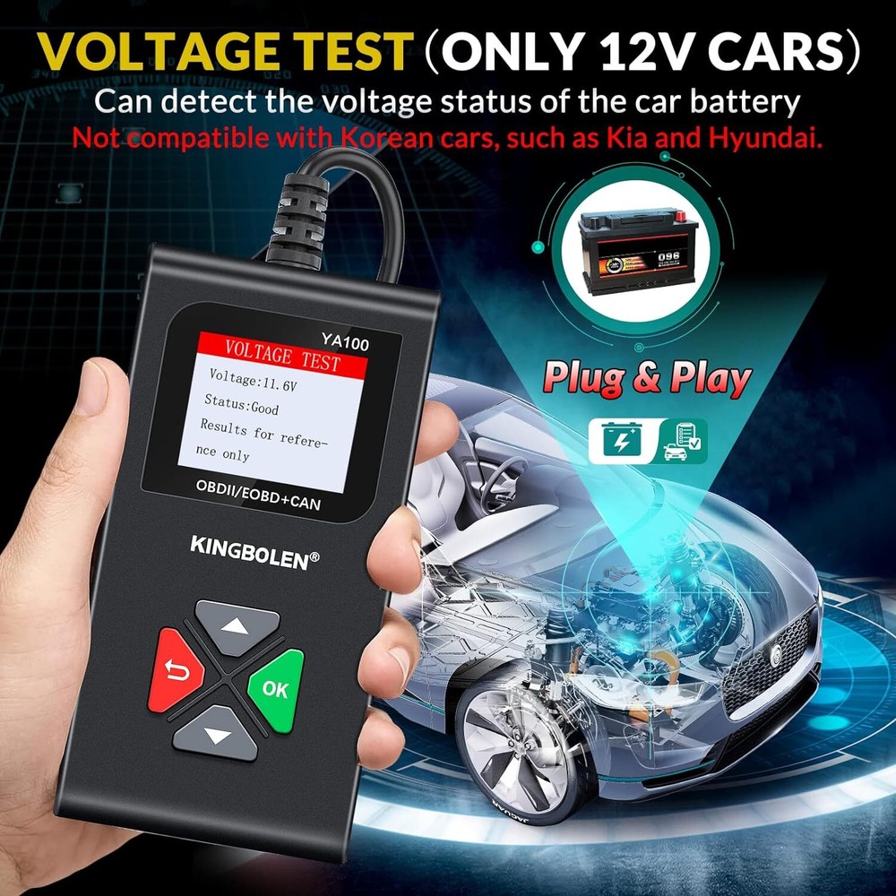 Automotive OBD Code Reader OBD2 Scanner Check Engine Fault Diagnostic Scan Tool
