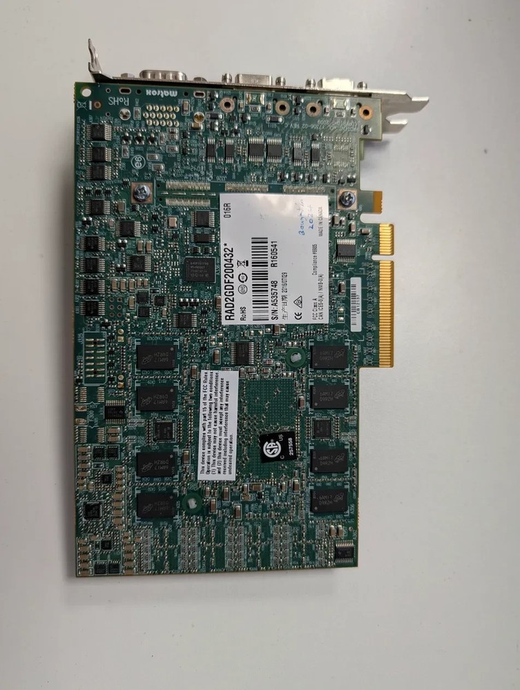 Matrox Radient eCL-DF Dual Full Camera Link Frame Grabber RAD2GDF200432 PCIe 2GB