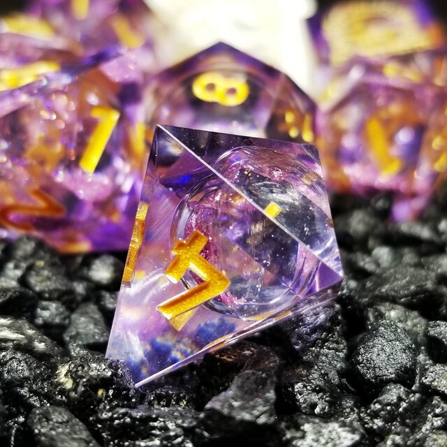 Sage's Spirits - Arcane Spirits Liquid Core Sharp Edge Resin Dice Set