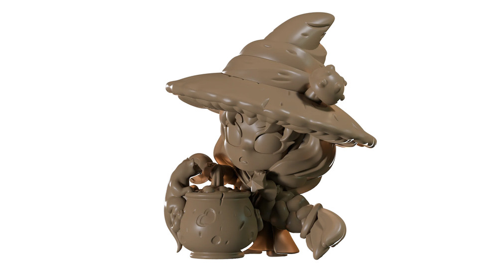 Capsule Chibi - Cauldron Witch