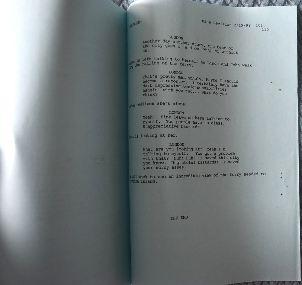 1999 "Newsbreak" Original Script Screenplay Final Draft