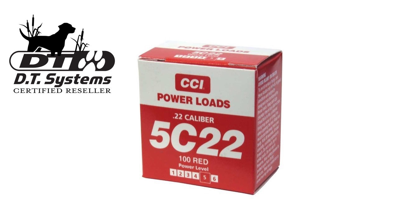 DT Systems .22 Caliber 4C22 Blank Power Loads 100 Red 100-120 Yards 88118 2 Box