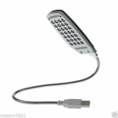 2Pcs 28LED USB Light Flexible Computer Notebook Laptop PC Desk Reading Lamp US