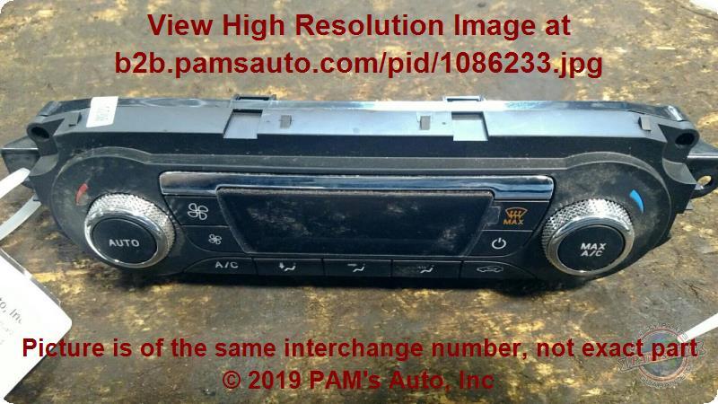 Used A/C Selector Switch fits: 2016 Ford Escape Front automatic temperature cont