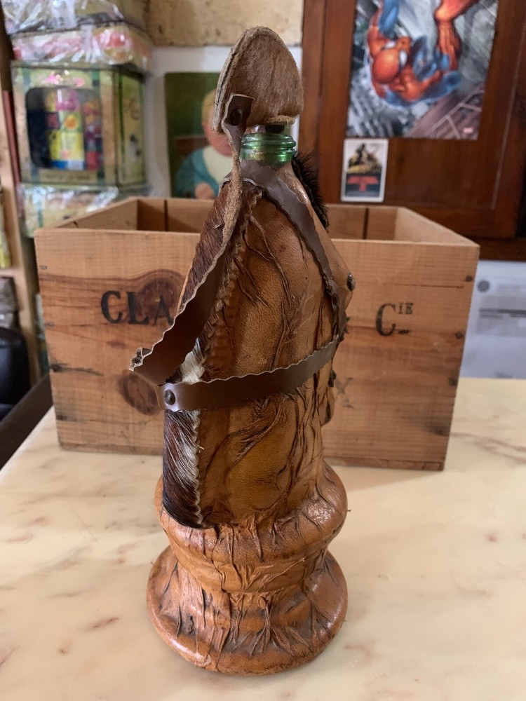 VINTAGE HORSE HEAD BOTTLE 29 CM