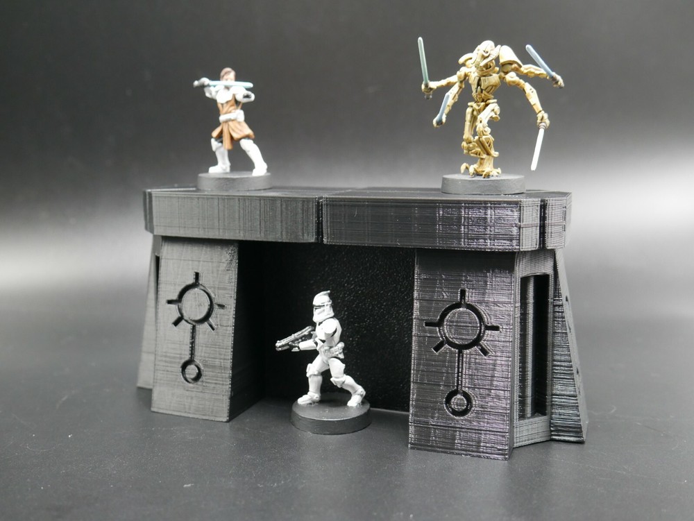 Tabletop Terrain Necron Scifi Space Portal Bunker